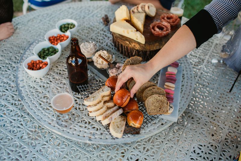 Wing Snob catering party spread
